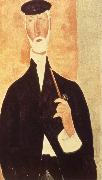 Amedeo Modigliani Man with Pipe France oil painting artist